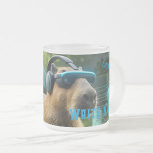 Tasse Givré Casque de réalité virtuelle Cyberpunk Capybara Tas