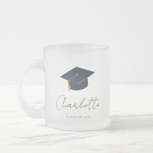 Tasse Givré Casquette de remise des diplômes minimaliste moder