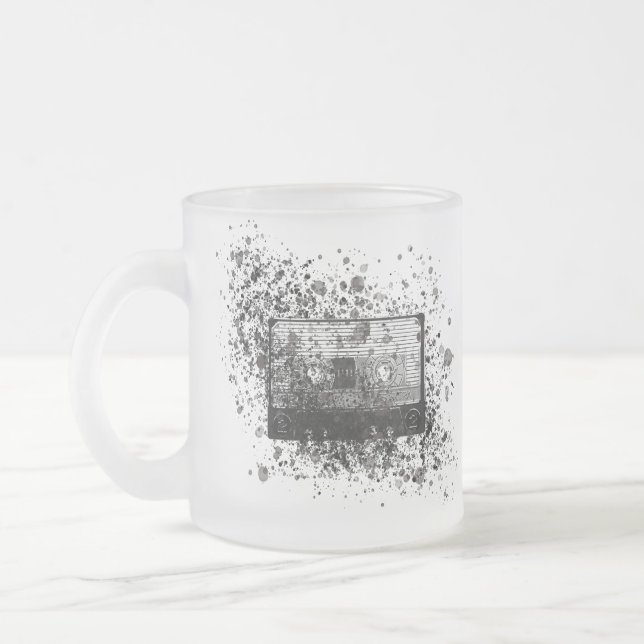 Tasse Givré Cassette audio rétro (Gauche)