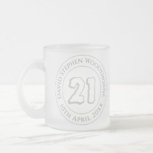 Tasse Givré Célébration Commémorative Anniversaire Personnalis