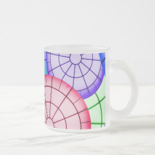 Tasse Givré Cercles Abstraits clairs et colorés Motif