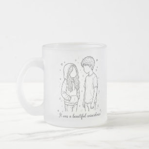 Tasse Givré C'était une belle rencontre - Couple minimaliste L
