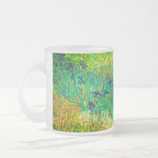 Tasse Givré Champ Van Gogh avec Irises près d'Arles (Gauche)