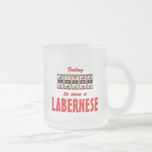 Tasse Givré Chanceux au propre une conception de chien