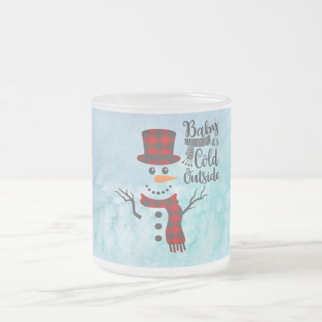 Tasse Givré Chasse à Snowman d'hiver Froid (Centre)