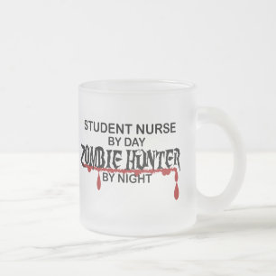 Tasse Givré Chasseur de zombi d'élève-infirmière