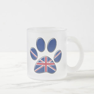 Tasse Givré Chat patriotique britannique