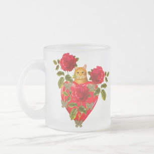 Tasse Givré Chat Valentine de Kitty