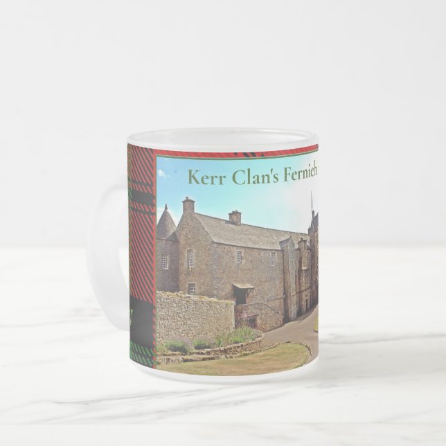 Tasse Givré Château écossais Kerr Clan Ferniehirst (Devant gauche)