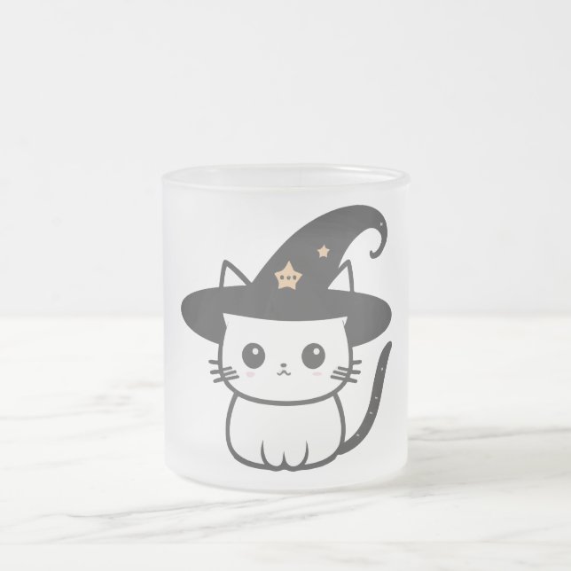 Tasse Givré chatte sorcière chats mignons | design chats (Centre)