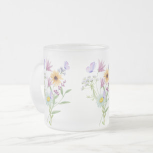 Tasse Givré Chemise Élégance Florale – Douces Fleurs Pastel