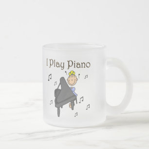 Tasse Givré Chemises et Cadeaux Je Joue du Piano