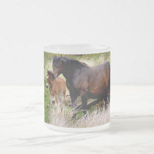 TASSE GIVRÉ CHEVAUX