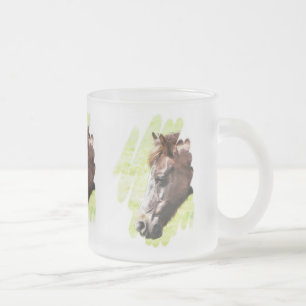 TASSE GIVRÉ CHEVAUX