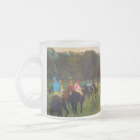 Chevaux de course Edgar Degas à Longchamp