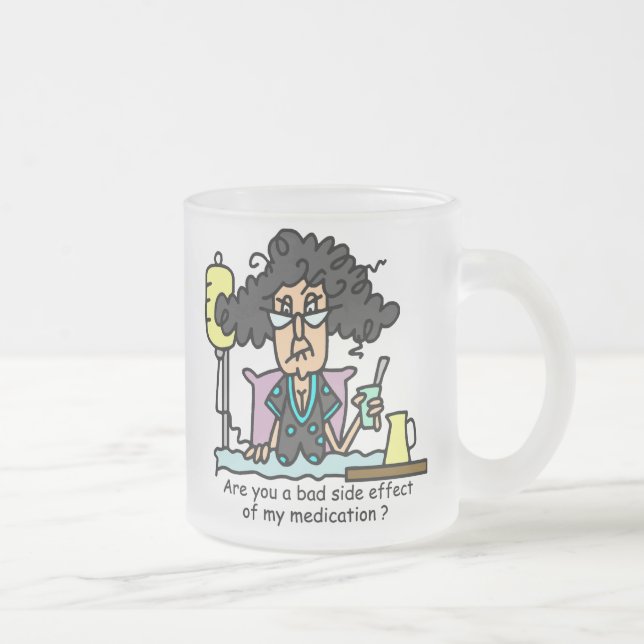 Tasse Givré Cheveux foncés d'effet secondaire de médicament (Droit)