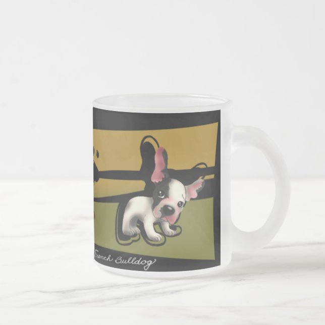 Tasse Givré Chien de taureau français A (Droit)