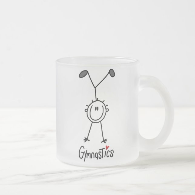Tasse Givré Chiffre simple gymnaste de bâton (Droit)