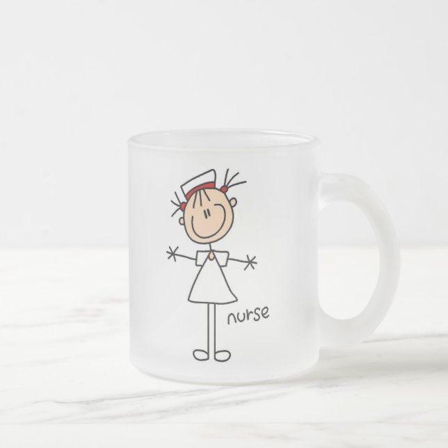 Tasse Givré Chiffre simple T-shirts et cadeaux de bâton (Droit)