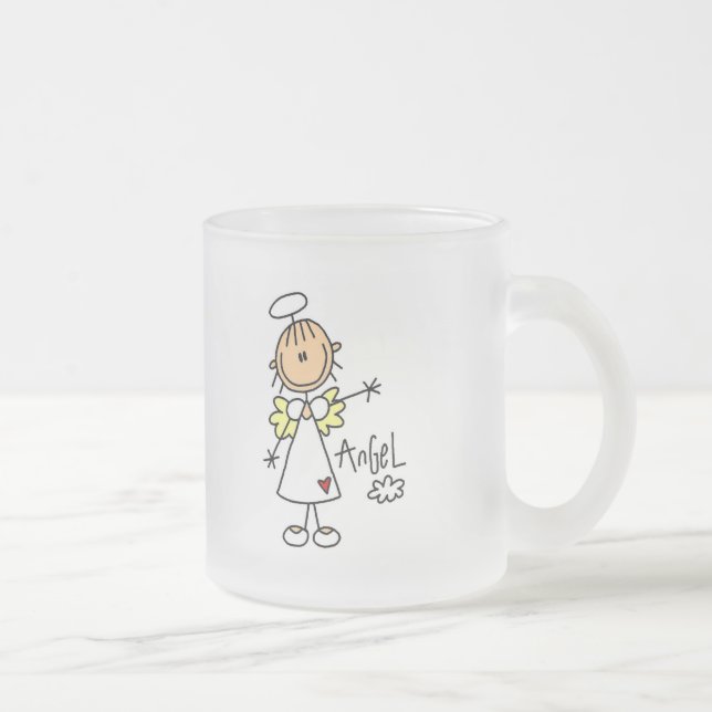 Tasse Givré Chiffre T-shirts et cadeaux de bâton d'ange (Droit)