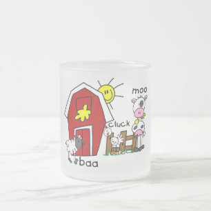 Tasse Givré Chiffre T-shirts et cadeaux de bâton d'animaux de