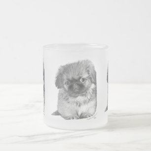 Tasse Givré Chiots Pékinois