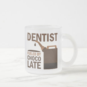 Tasse Givré Chocolat de cadeau de dentiste