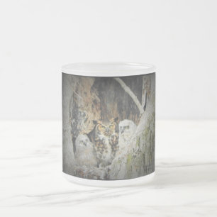 Tasse Givré Chouette à cornes