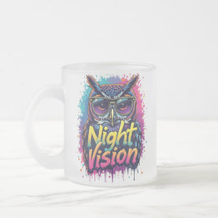 Tasse Givré Chouette à vision nocturne