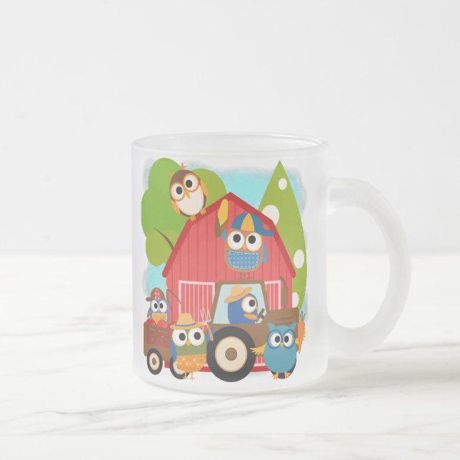 Tasse Givré Chouettes (Droit)