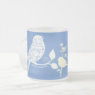 Tasse Givré Christian citation oiseaux chanter