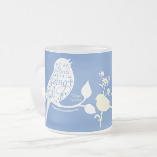 Tasse Givré Christian citation oiseaux chanter
