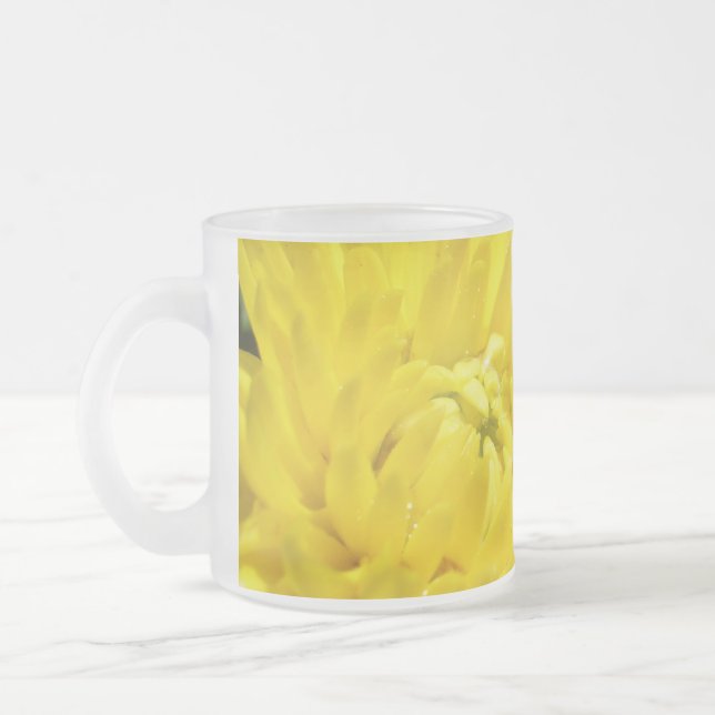 Tasse Givré Chrysanthème jaune (Gauche)