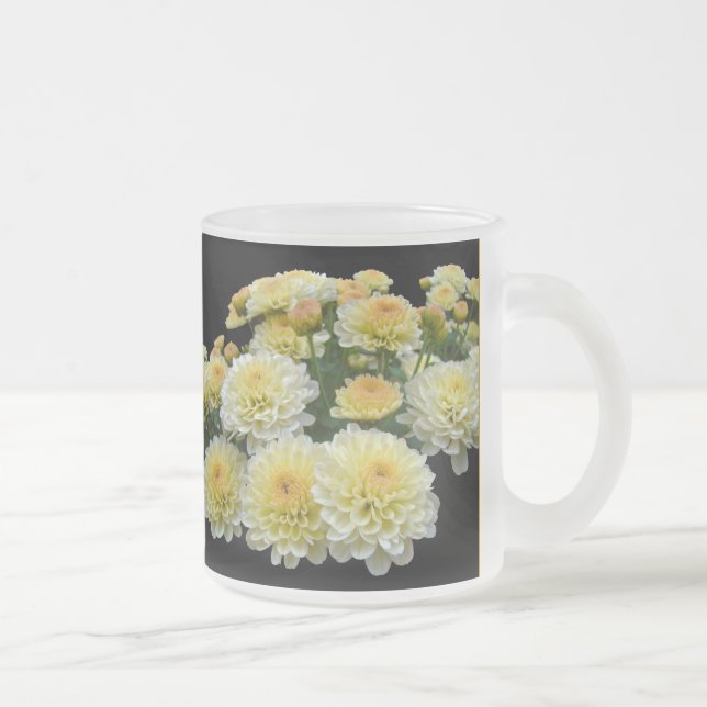 Tasse Givré Chrysanthèmes citron meringue (Droit)