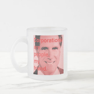 Tasse Givré Citation de Romney - les sociétés sont les gens,