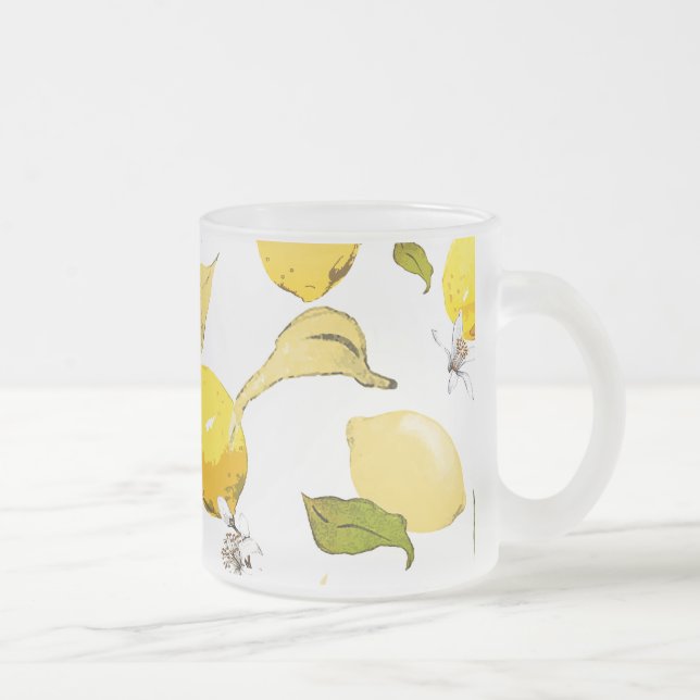 Tasse Givré citrons aquarelle 17 (Droit)