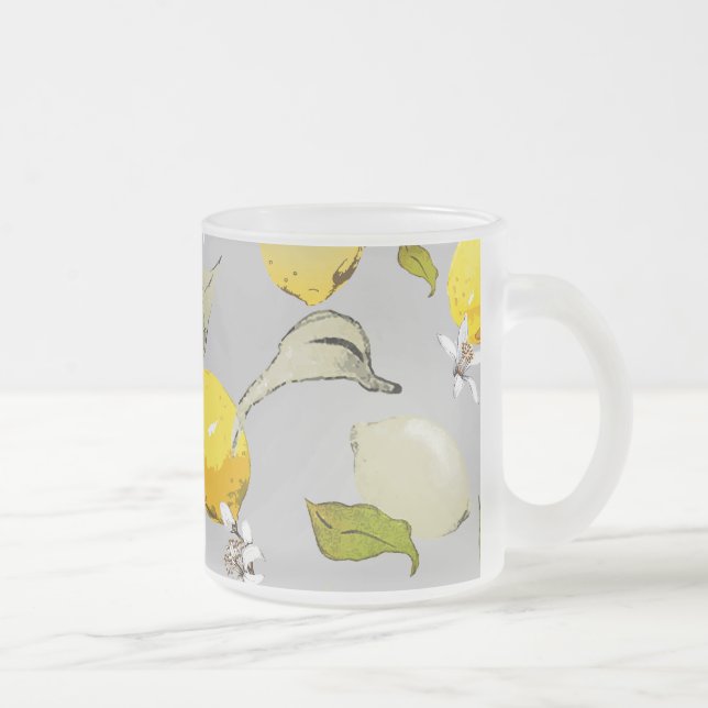 Tasse Givré citrons aquarelle 18 (Droit)