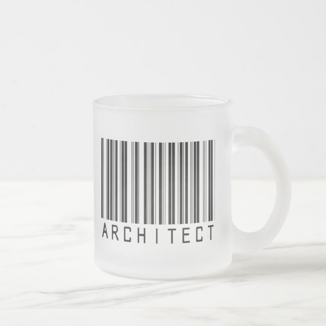 Tasse Givré Code barres d'architecte (Droit)