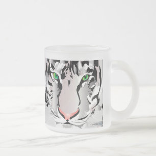 TASSE GIVRÉ CODE DE VERRE FROSÉ FROST MUG-TIGER-BLANC/GRIS