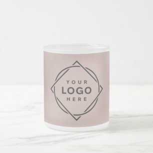 Tasse Givré Code QR noir élégant et élégant