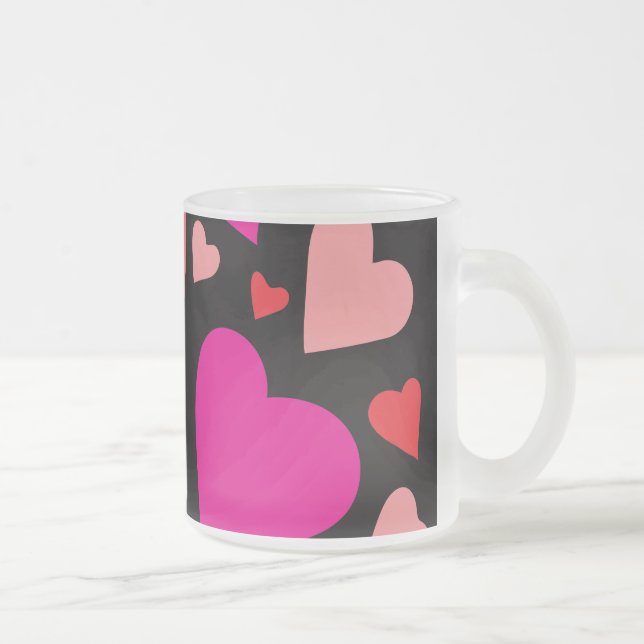 Tasse Givré Coeur de papier décoratif 1 (Droit)