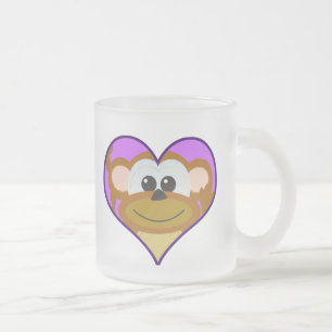 Tasse Givré Coeur de singe mignon Goofkins