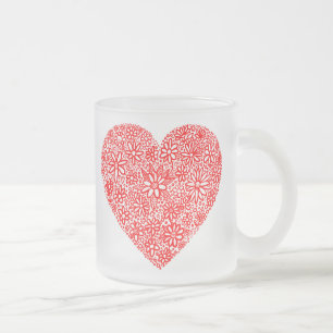 Tasse Givré Coeur encombré - Customisé