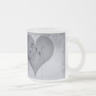 Tasse Givré Coeur Jack Russel