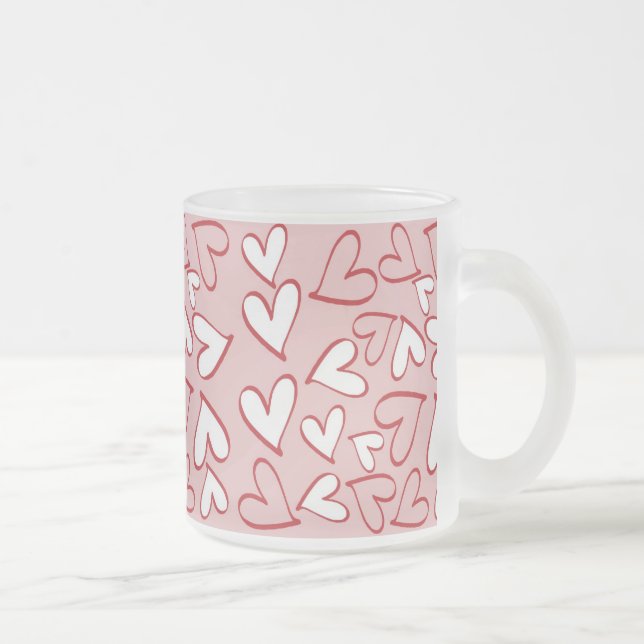 Tasse Givré Coeurs épars (Droit)