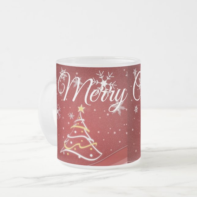 Tasse Givré Collection de Noël Suzanne Elizabeth - (Devant gauche)
