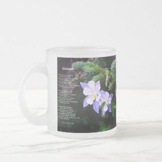 Tasse Givré Colorado Montagnes Rocheuses 10 oz de verre givré