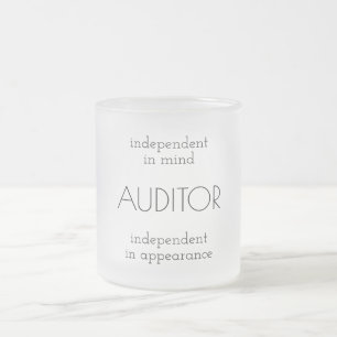 Tasse Givré "Commissaire aux comptes : Indépendant à l'espri
