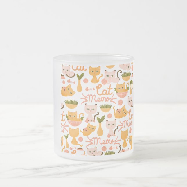 Tasse Givré Conception amoureux des chats (Centre)