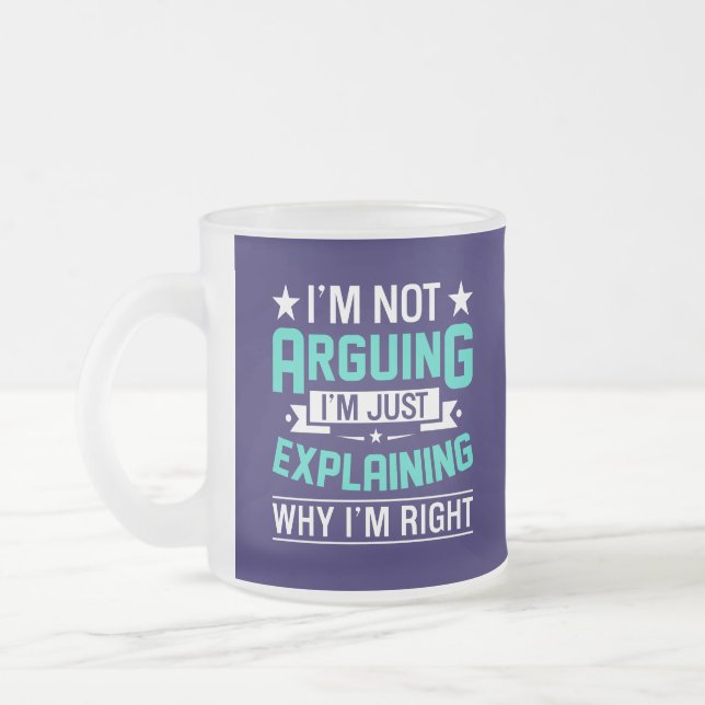 Tasse Givré Conception de citation drôle et sarcastique (Gauche)